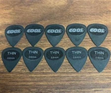 Cool Music Stealth Standard Picks with Comfort Zone, .60mm Thin - Custom 10 Pack