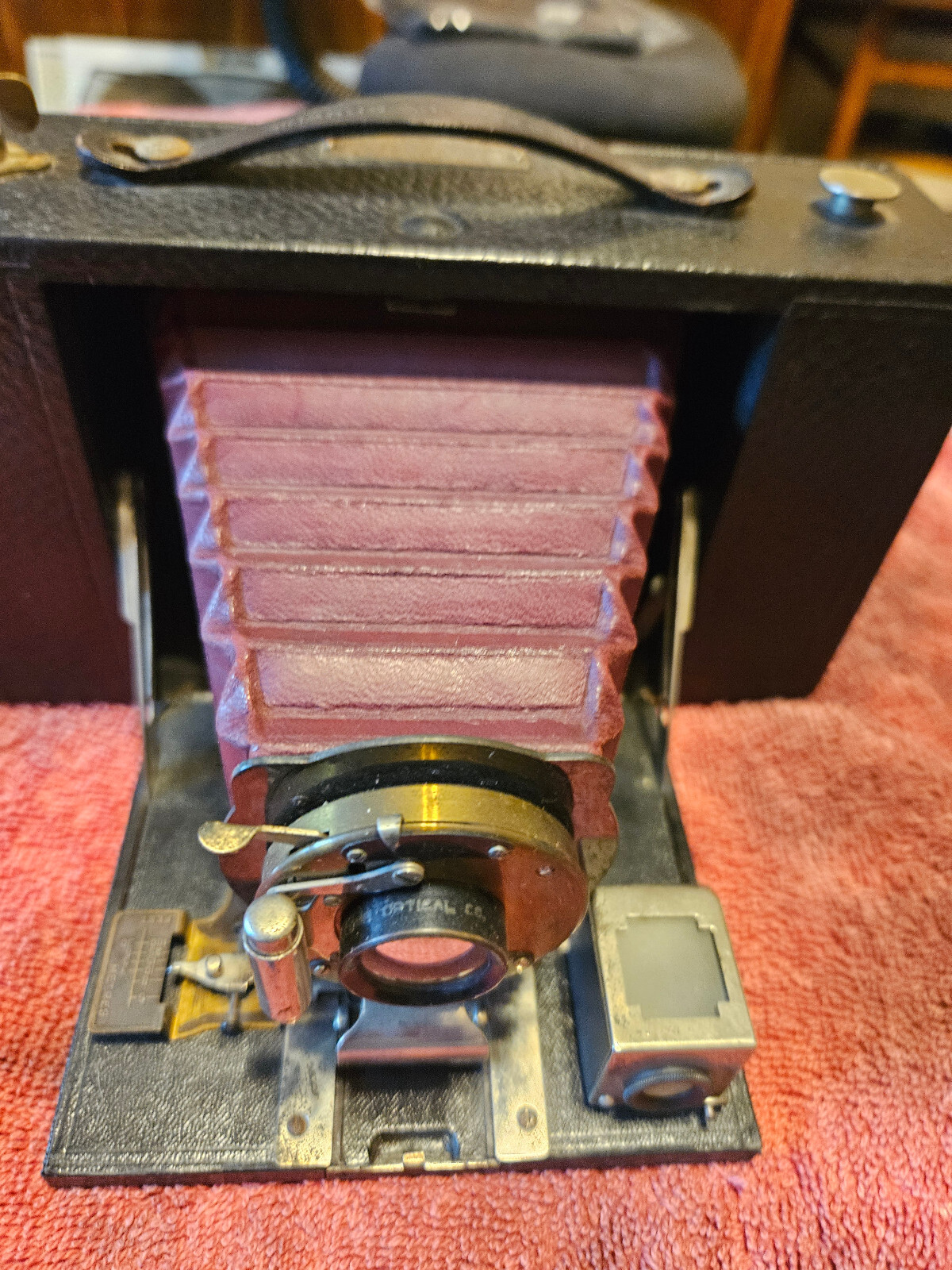 Vintage Eastman Kodak No3 folding brownie camera St Louis Hyatt photo supply co