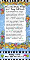 Blue Mountain Arts Magnetic Note Pad Suzy Toronto Wonderful Wacky Words About Be Blue Mountain Arts Magnetic Note Pad Suzy Toronto Wonderful Wacky Words About Be
