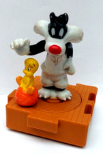 JOUET LOT FIGURINE TITI ET GROSMINET SPACE JAM MICHAEL JORDAN WARNER BROS PVC