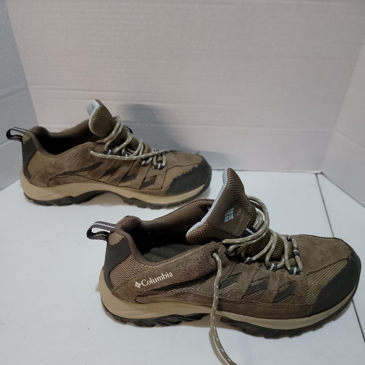 Chaussures Randonnée Columbia Crestwood Femme – Marron, US 10, Respirantes Et Imperméables