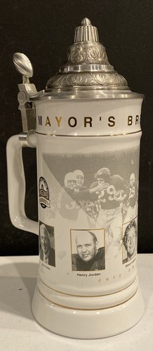 NFL Hall Of Fame Mayors Breakfast Beer Stein 1995