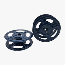 Navy Blue Metal Universal Ribbon Spools for Typewriters thumbnail