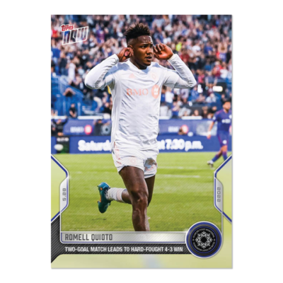 2022 Topps NOW MLS Romell Quioto #87 CF Montreal