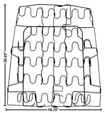 Bucket Seat Back Spring For 1967-1969 Camaro