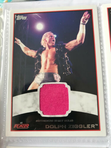 WWE TOPPS 2012 CARD AUTHENTIC SHIRT RELIC DOLPH ZIGGLER NEW NEW - Picture 1 of 1