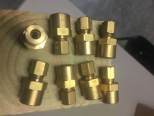 1/4 compression straight with 1/4npt female - 8pcs