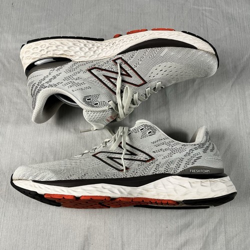 New Balance Fresh Foam 880 Men’s Size 13 Running Shows Gray Gym Sneakers M880A11 - 第 1/8 張圖片
