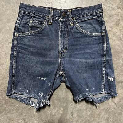 Vintage 60s Levis Big E Orange Tab 606 Super Slim Denim Jeans