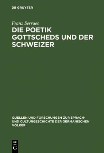 Thumbnail - Die Poetik Gottscheds Und Der Schweizer 6752