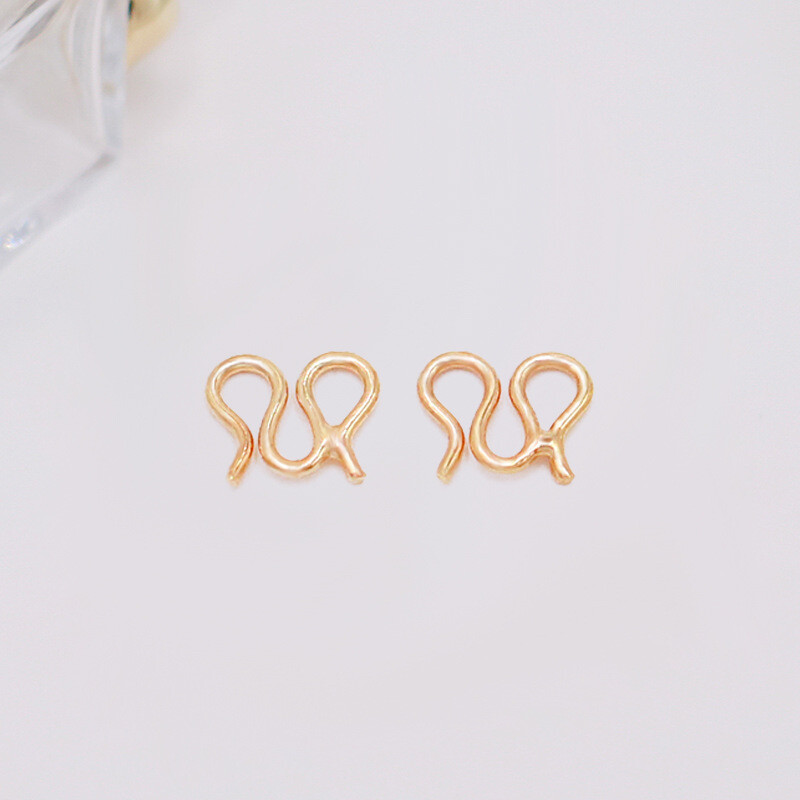 UK 20pcs W Connection Clasp S Closing Buckle DIY Bracelet Necklace Material