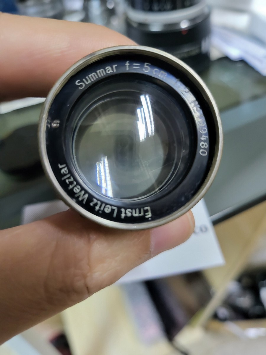 Leica Summar 50/F2 専用フード付 Schmidt Lens Hood for Summar 50mm – FLASHBACK CAMERA