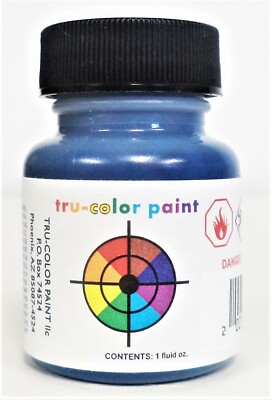 Tru-Color TCP-137 DM&E Dakota Minnesota & Eastern Blue 1 oz Paint Bottle