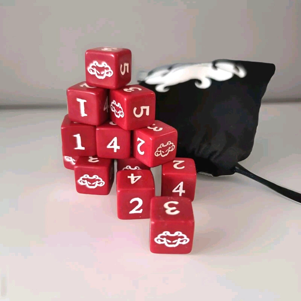 10 Dadi Poliedrici D8 A 8 Facce, Colore Nero, In Acrilico, Per Giochi Di Ruolo Come Dungeons & Dragons