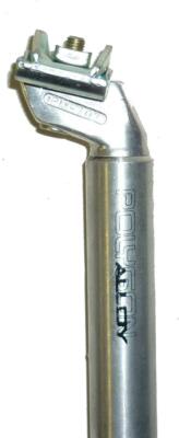 Polygon 26,8 mm Legierung Micro Adjust Fahrrad/Fahrrad 200 mm Sitzstütze - silber