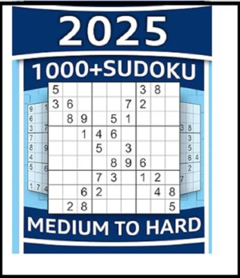 1000+ Sudoku Puzzles for Adults: Medium to Hard Sudoku Puzzles with Detailed Ste