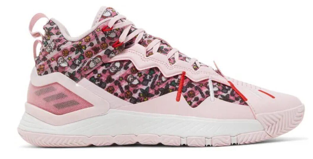 Size 8.5 - Adidas D Rose Son of Chi Christmas - Clear Pink for