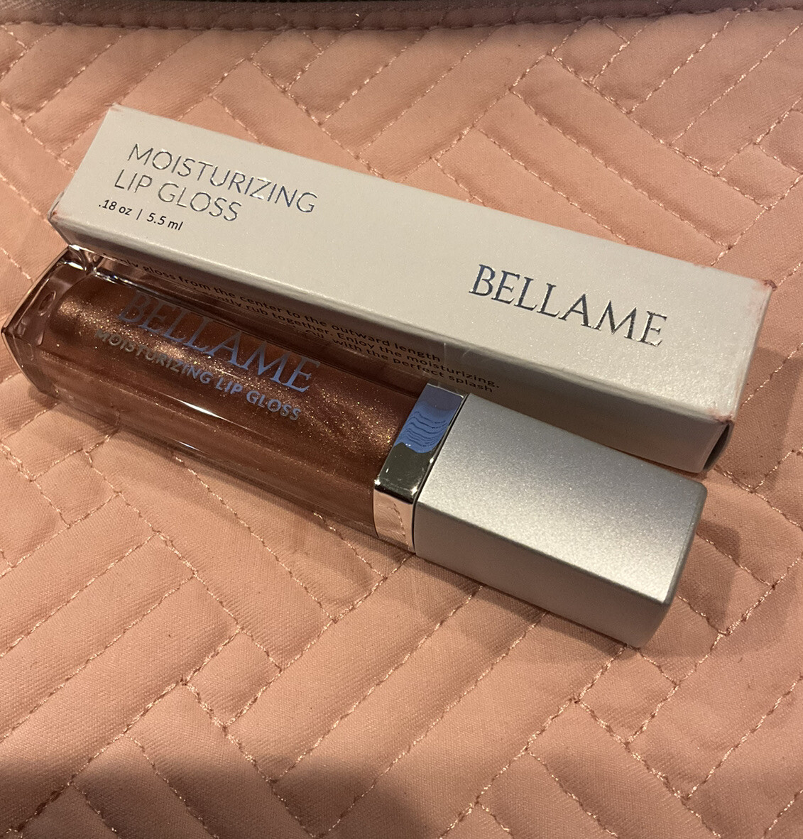 Bellame Moisturizing Lip Gloss Bella Bronze New