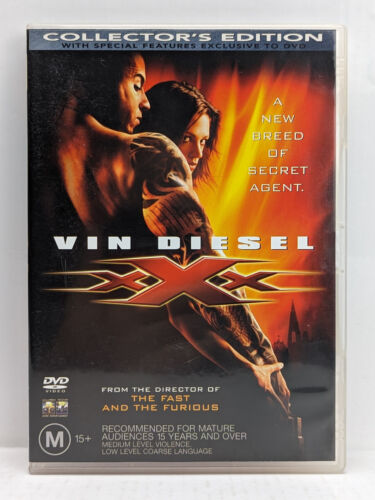 xXx DVD Region 4 PAL PreOwned Action Vin Diesel Asia Argento Marton Csokas - Foto 1 di 4