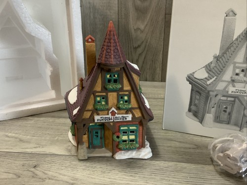 KUKUCK UHREN CUCKOO CLOCK SHOP # 56189 Dept 56 ALPINE VILLAGE - Picture 2 of 10