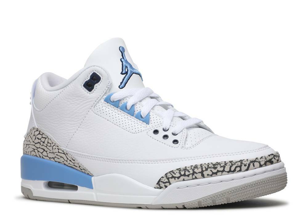 north carolina jordan 3s