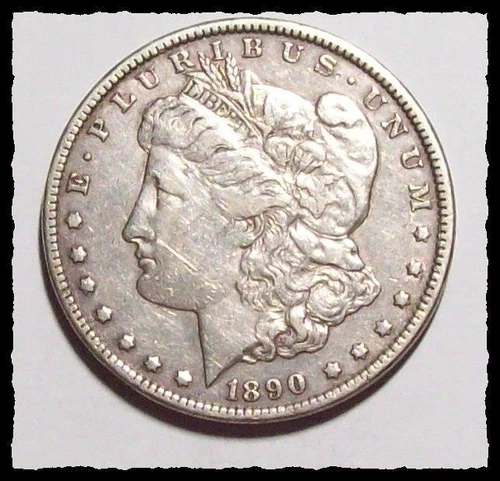 1890-CC   MORGAN DOLLAR Semi-Key Date  NICE XF  #8D29