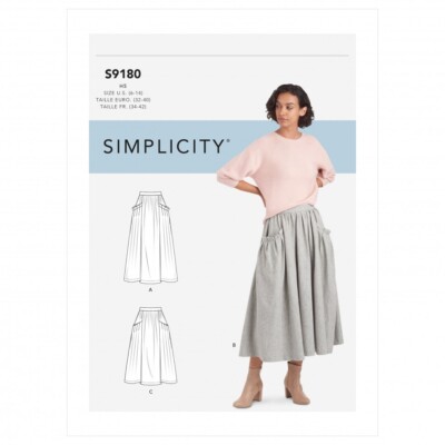 Simplicity Schnittmuster 9180 Damen H5 (6-8-10-12-14)