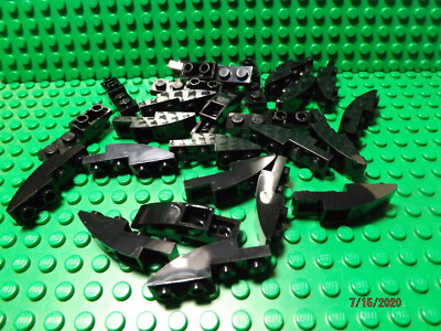 ** 25 CT LOT **  Lego NEW black 1 x 4 curved inverted bricks   Lot of 25