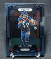 Alex Singleton 2023 Panini PRIZM Football Card Base Set #84 Denver Broncos