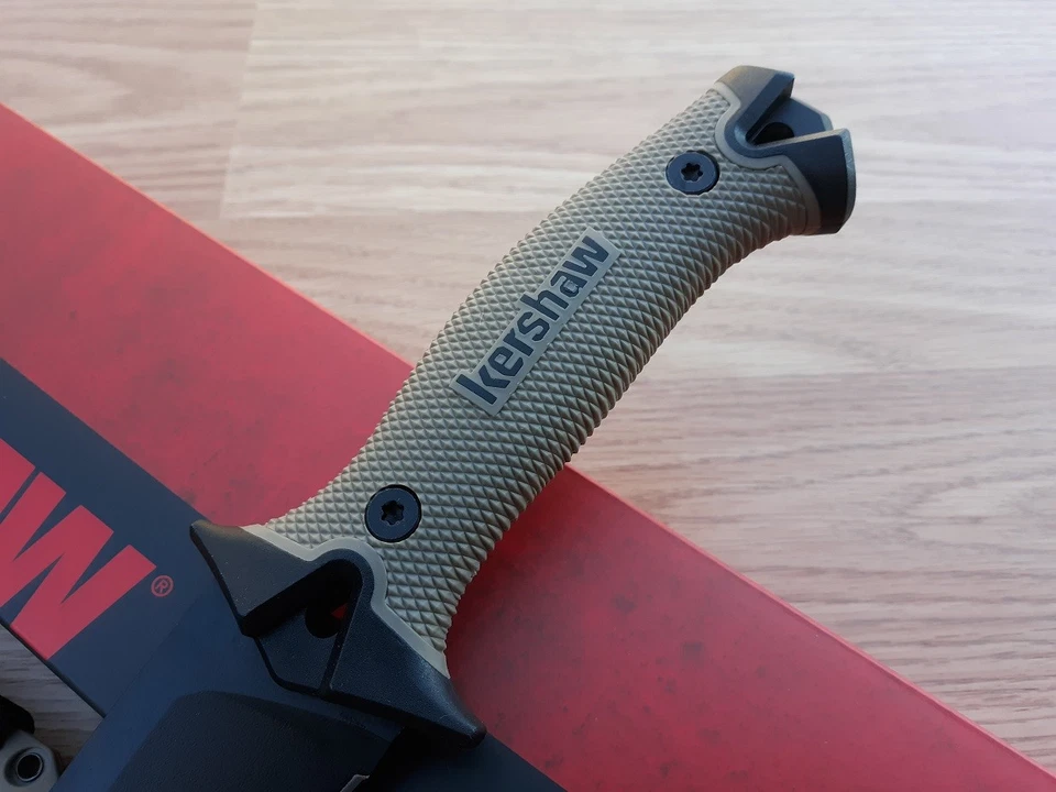 Cuchillo Machete Kershaw Camp 10" 65Mn Acero Hoja Espiga Completa FRN/Mango de Goma Foto 3 de 4