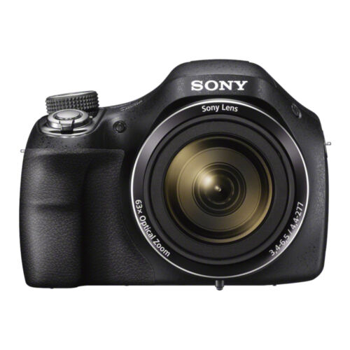 Sony Cyber-shot 20.1MP Digital Camera - 63x Optical Zoom - Black (DSCH400) - Picture 1 of 1