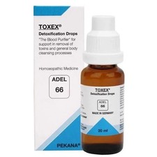 ADEL 66 Drops 20ml Pack TOXEX Adel PEKANA Germany OTC Homeopathic Drops