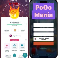 Shiny Gigantamax Cinderace  mini PTC 20k  read description 