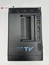 Action Color Mini TV ACN-5500 Portable CRT AV Input Tested Working