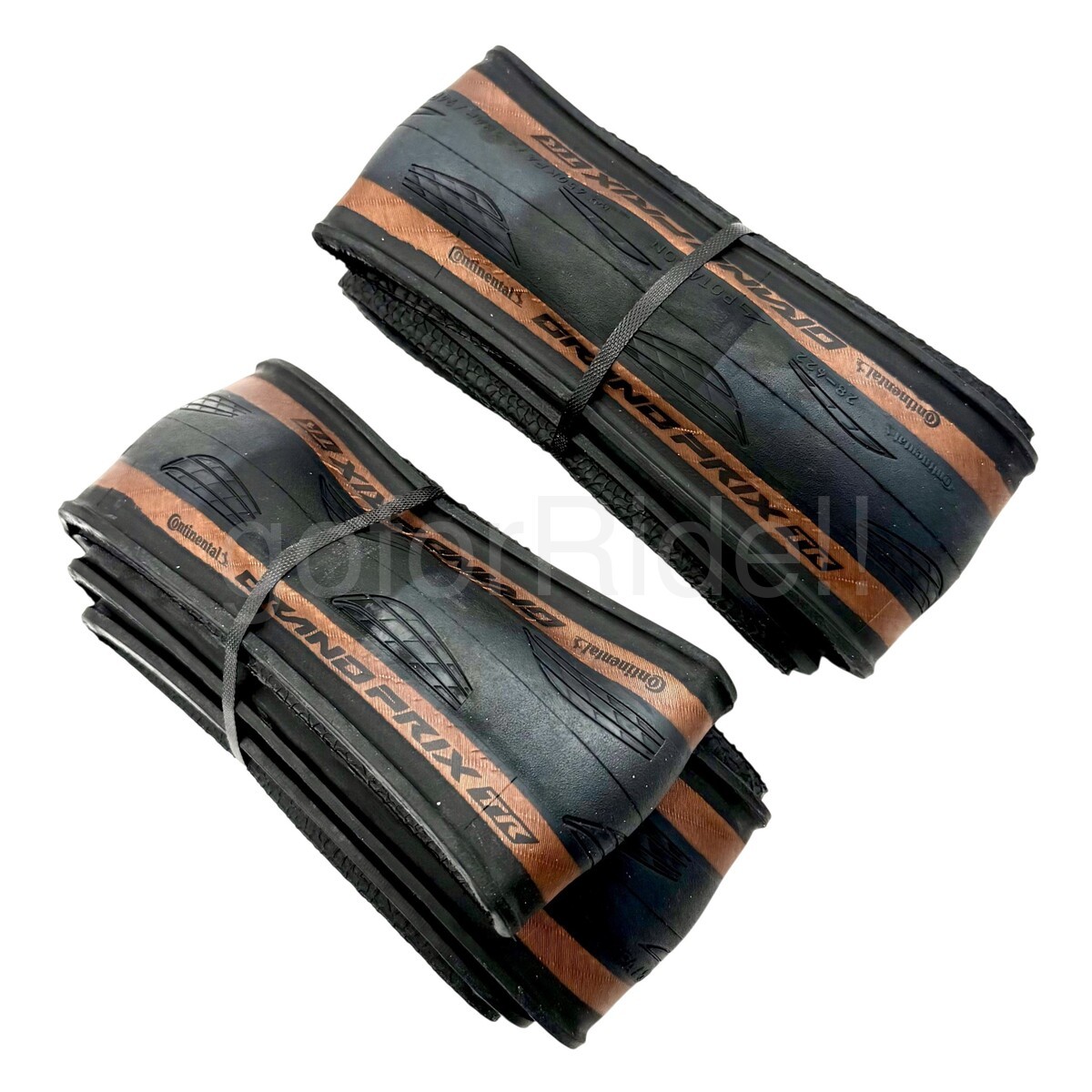 (New) CONTINENTAL Grand Prix TR 700x28C Road Bike Tubeless Tires Black/Tan 28-622,2pcs (99.82 USD)