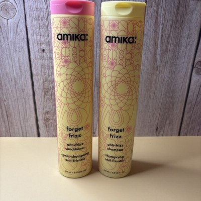 Amika Forget Frizz Anti-frizz Shampoo & Conditioner 9.2oz Each NEW