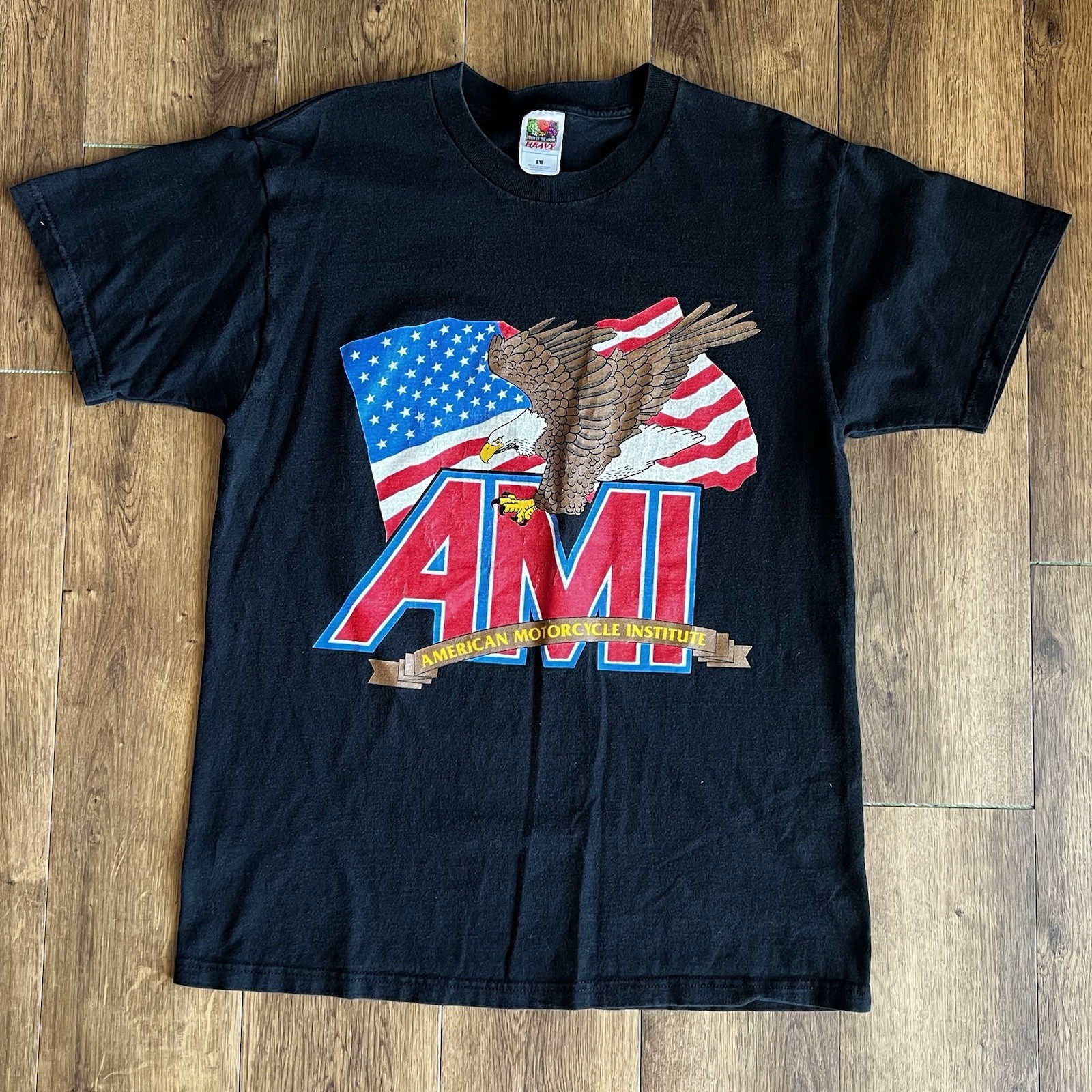AMI, Vintage AMI American Motorcycle Institute Daytona Beach Eagle T Shirt Large