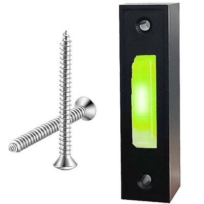 LED Lighted Doorbell Button Wired, Door Bell Ringer Push Buttons Replacement 