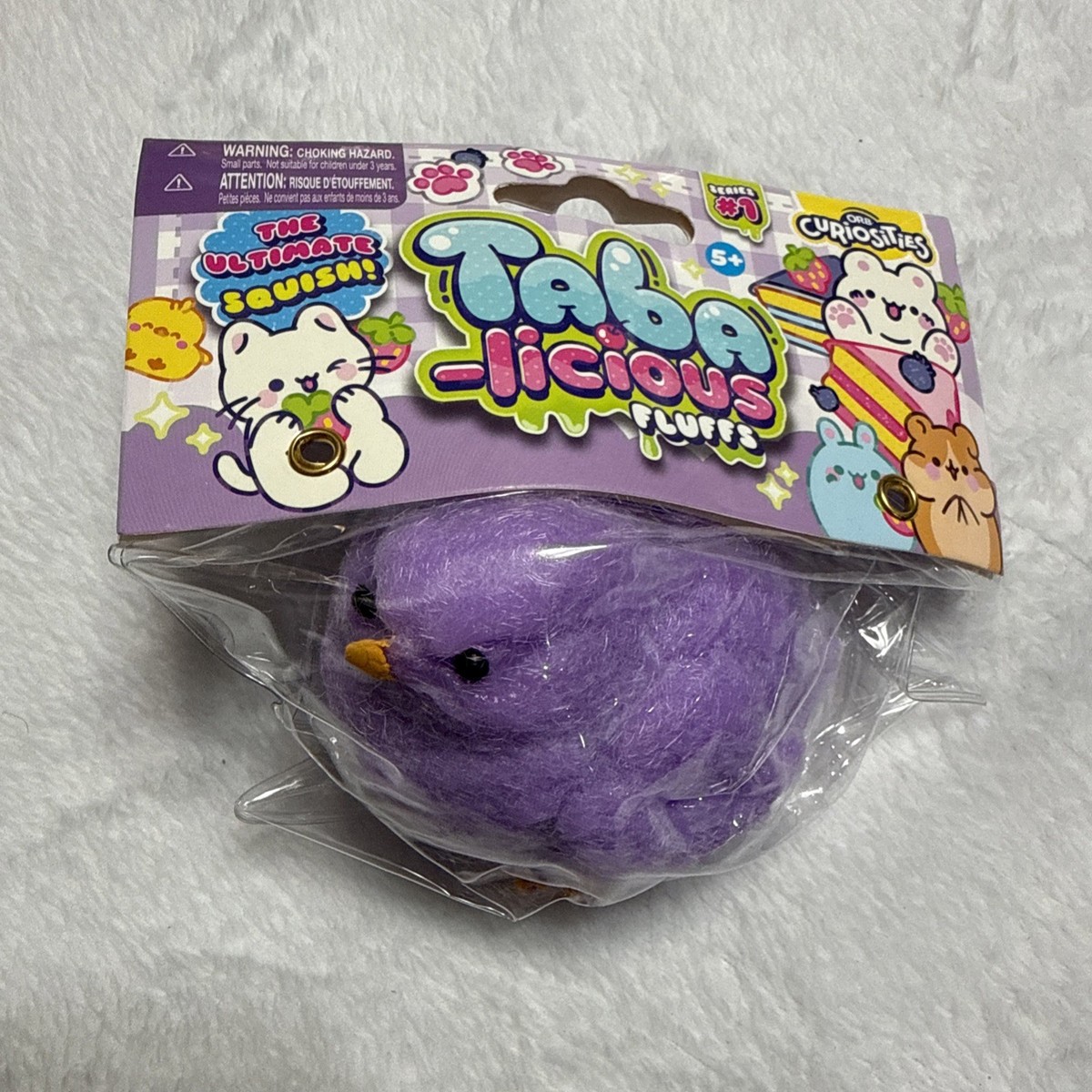 Pelota Fluffy De 23 Cm Violeta – Juguete De Prensar Antiestrés Para Niños Y Adultos