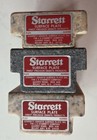 Vintage L.S. Starrett 3 Piece Saleman Sample Granite Surface Plates Black Pink  — photo 6