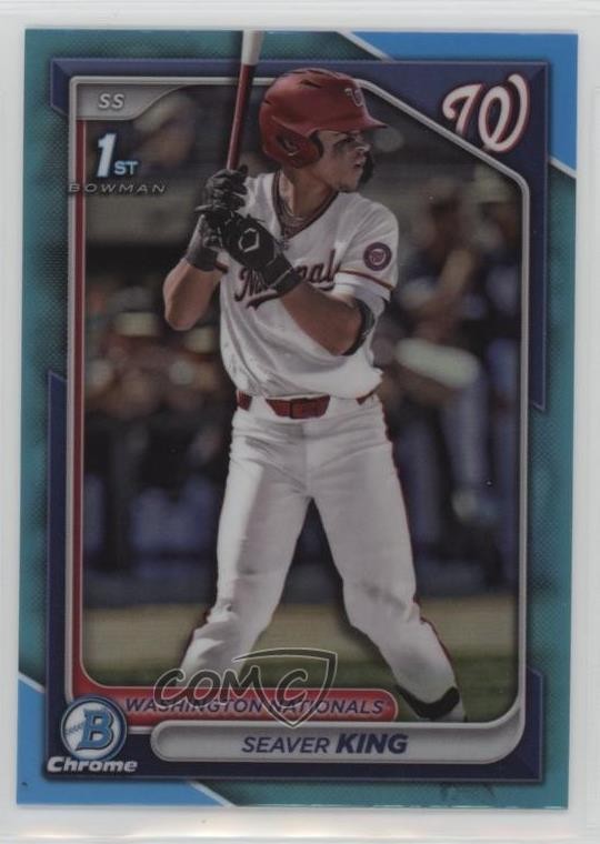 2024 Bowman Draft Chrome Sky Blue Refractor Seaver King #BDC-62 03ok