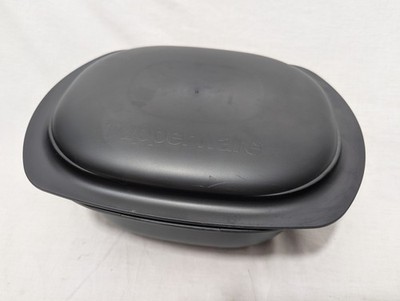 Tupperware Ultra Pro Ovenware 3.5QT/3.7 Qt Casserole Pan With Cover Black