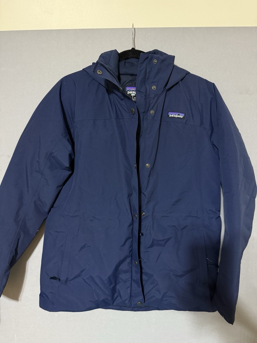 Patagonia Women's Size Small Off Slope Full-Zip Hooded Jacket Navy