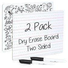 Small White Board- Small Dry Erase Board for Kids, Small Lined whiteboard Dry...
