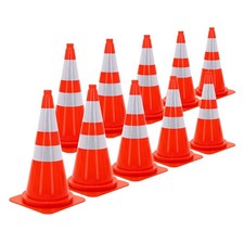 Pylonen gro&szlig; 75 cm Verkehrsh&uuml;tchen Verkehrskegel Verkehrsleitkegel Warnkegel