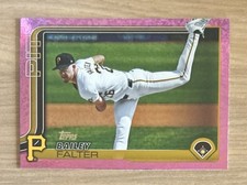 Bailey Falter 2025 Topps Series 2 Pink Insert Variation #671