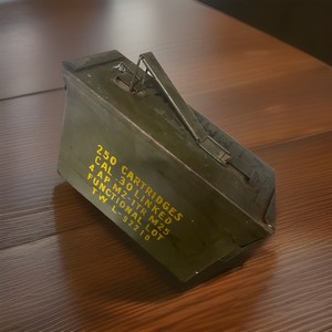 Vintage Military Ammo Box World War 2 Era