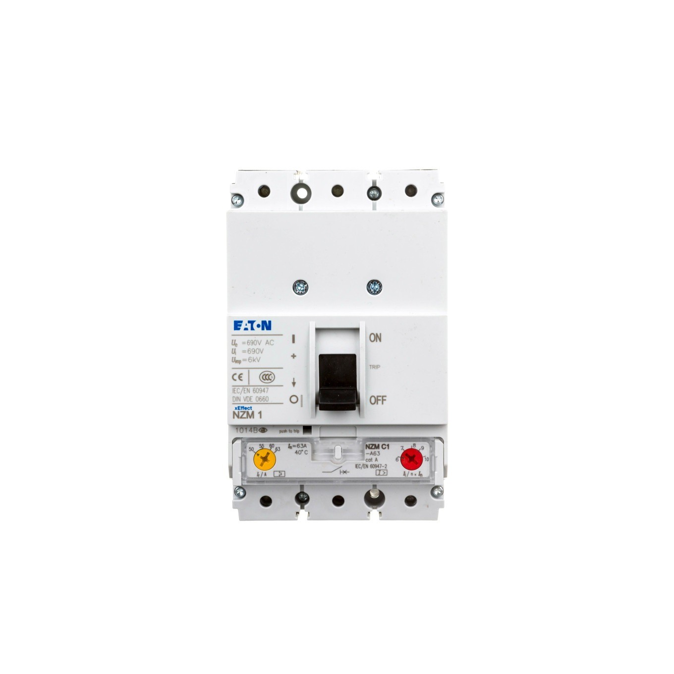 Circuit Breaker 63A 3P 36kA NZMC1-A63 271394 LZM, NZM, LN, PN
