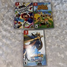 Lot of 3 Empty Nintendo Switch Game Cases. NO GAME CARTRIDGE