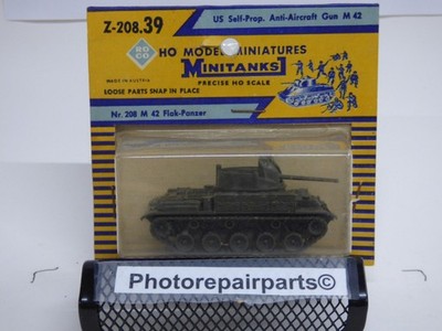 Roco Minitanks (NEW) 1/87 Modern US M-42 Self Propelled Twin 40mm AA Lot #7089 